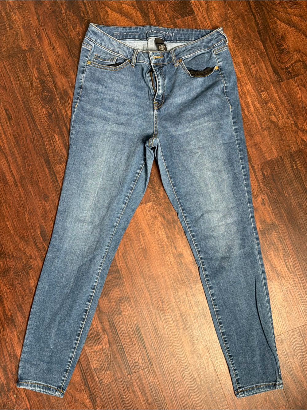 Lane Bryant Women's Skinny Jeans in Medium Blue Wash